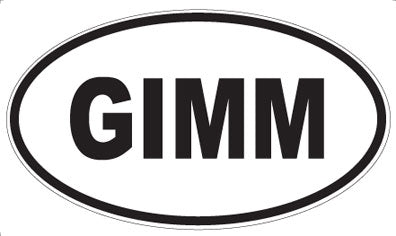 GIMM - Oval Magnet