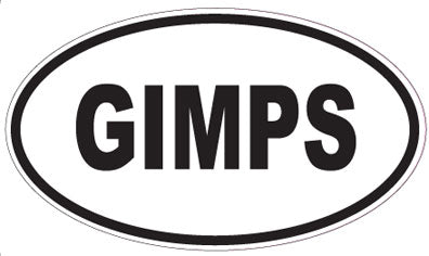 GIMPS - Oval Magnet