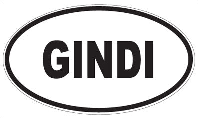 GINDI - Oval Magnet