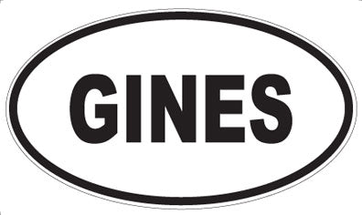 GINES - Oval Magnet