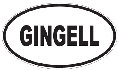 GINGELL - Oval Magnet