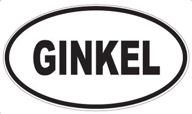 GINKEL - Oval Magnet