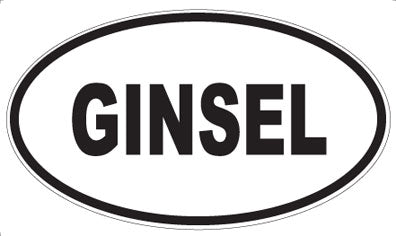 GINSEL - Oval Magnet