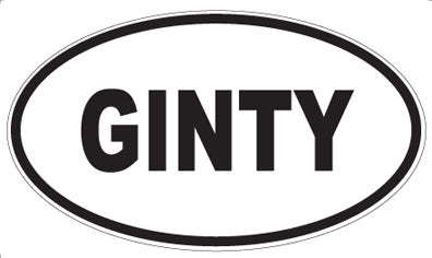 GINTY - Oval Magnet