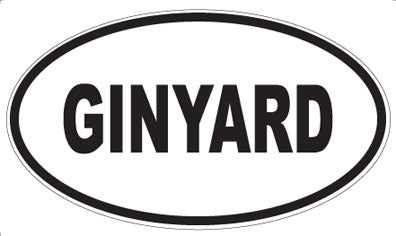GINYARD - Oval Magnet