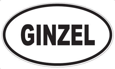 GINZEL - Oval Magnet