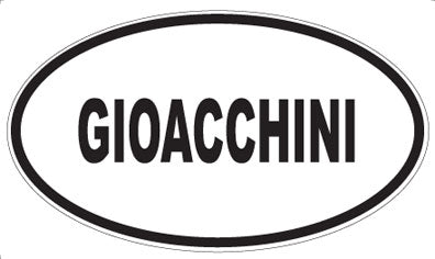 GIOACCHINI - Oval Magnet