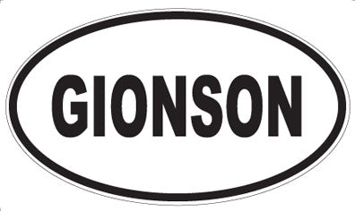 GIONSON - Oval Magnet