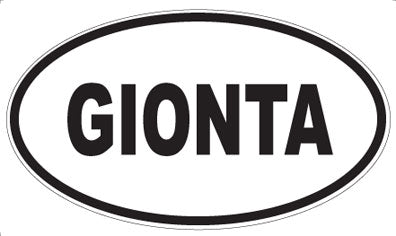 GIONTA - Oval Magnet