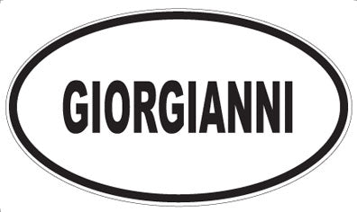 GIORGIANNI - Oval Magnet