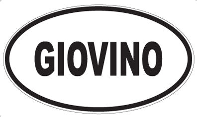 GIOVINO - Oval Magnet