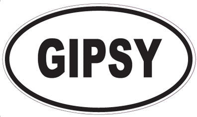 GIPSY - Oval Magnet