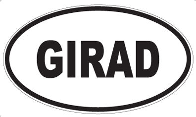 GIRAD - Oval Magnet