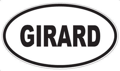 GIRARD - Oval Magnet