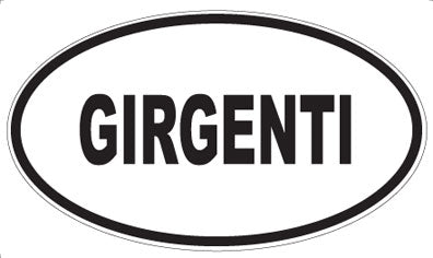 GIRGENTI - Oval Magnet