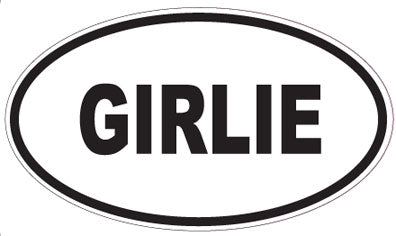 GIRLIE - Oval Sticker