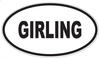 GIRLING - Oval Magnet
