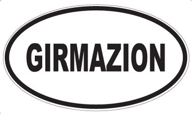 GIRMAZION - Oval Magnet