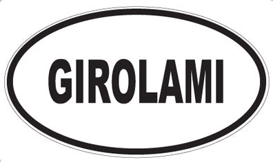 GIROLAMI - Oval Magnet