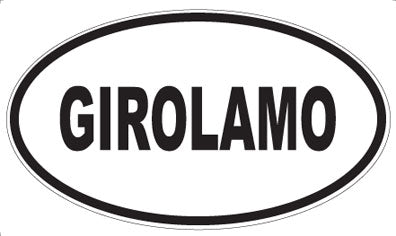 GIROLAMO - Oval Magnet