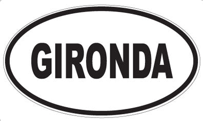 GIRONDA - Oval Magnet