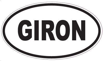GIRON - Oval Magnet