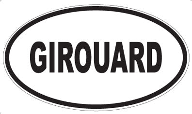 GIROUARD - Oval Magnet