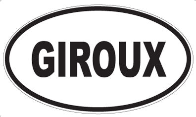 GIROUX - Oval Magnet