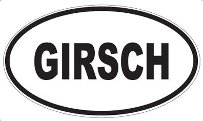 GIRSCH - Oval Magnet