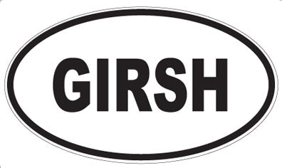 GIRSH - Oval Magnet