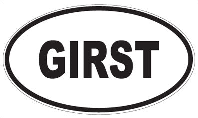 GIRST - Oval Magnet