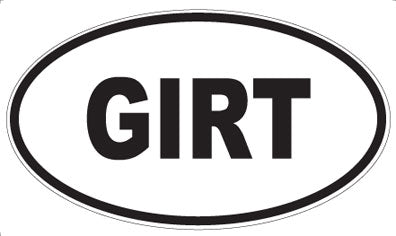 GIRT - Oval Magnet