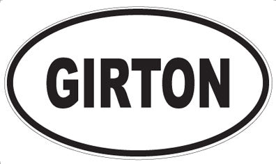 GIRTON - Oval Magnet