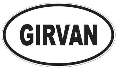 GIRVAN - Oval Magnet