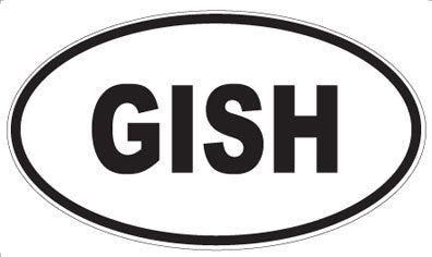 GISH - Oval Magnet