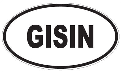 GISIN - Oval Magnet