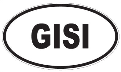 GISI - Oval Magnet