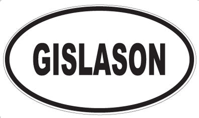 GISLASON - Oval Magnet