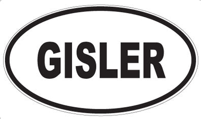 GISLER - Oval Magnet