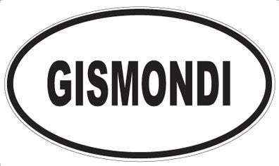 GISMONDI - Oval Magnet
