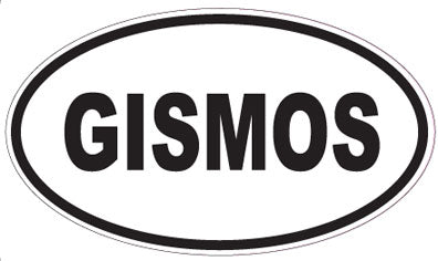 GISMOS - Oval Sticker