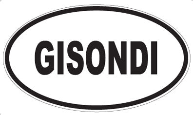 GISONDI - Oval Magnet