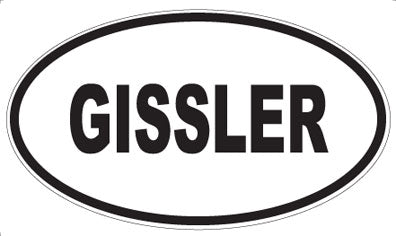 GISSLER - Oval Magnet