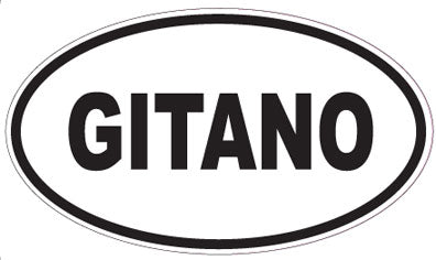 GITANO - Oval Sticker