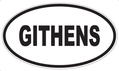 GITHENS - Oval Magnet
