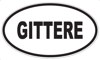 GITTERE - Oval Magnet