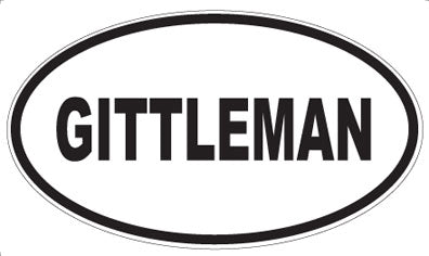 GITTLEMAN - Oval Magnet