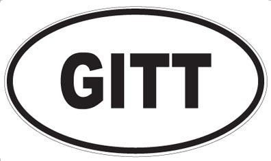 GITT - Oval Magnet