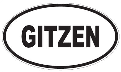GITZEN - Oval Magnet