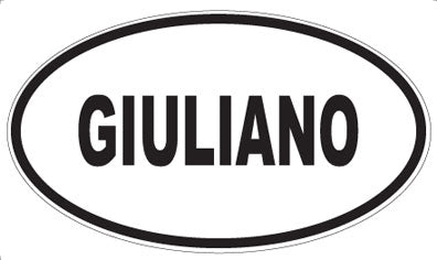 GIULIANO - Oval Magnet